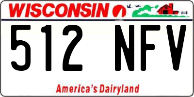 WI license plate 512NFV