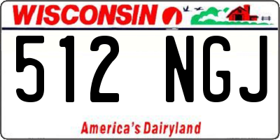 WI license plate 512NGJ