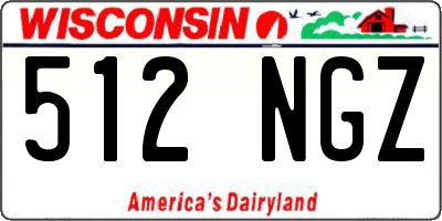 WI license plate 512NGZ