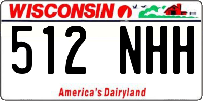 WI license plate 512NHH