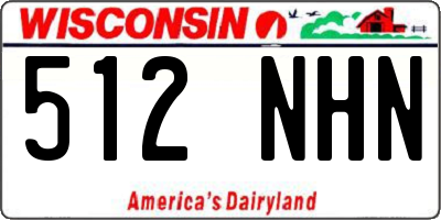 WI license plate 512NHN