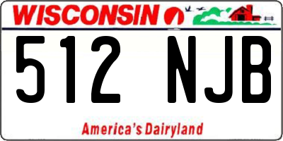WI license plate 512NJB