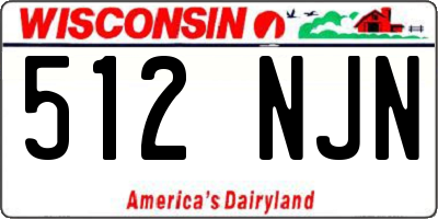 WI license plate 512NJN