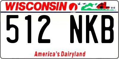 WI license plate 512NKB