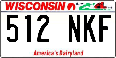 WI license plate 512NKF