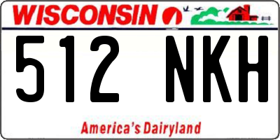 WI license plate 512NKH