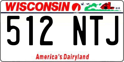 WI license plate 512NTJ