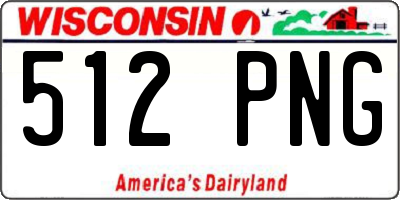 WI license plate 512PNG