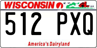 WI license plate 512PXQ