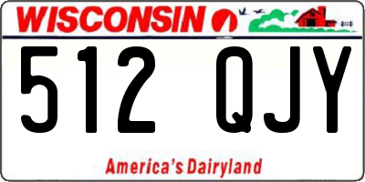 WI license plate 512QJY