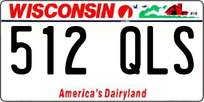 WI license plate 512QLS