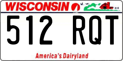 WI license plate 512RQT