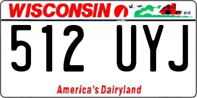 WI license plate 512UYJ