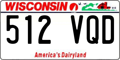 WI license plate 512VQD