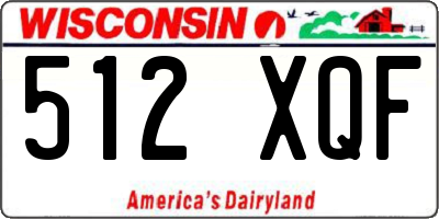 WI license plate 512XQF