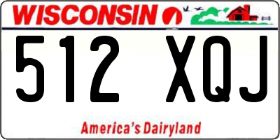 WI license plate 512XQJ