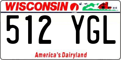 WI license plate 512YGL