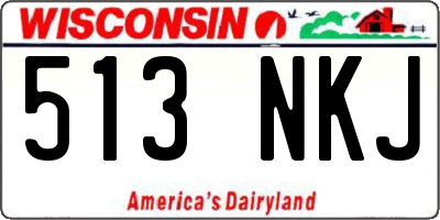 WI license plate 513NKJ