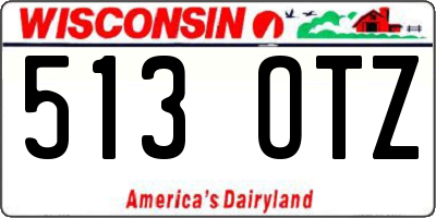 WI license plate 513OTZ