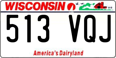 WI license plate 513VQJ