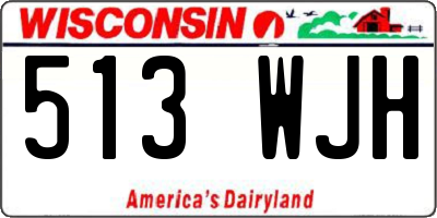 WI license plate 513WJH