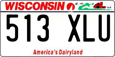WI license plate 513XLU