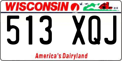 WI license plate 513XQJ