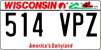 WI license plate 514VPZ