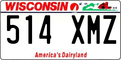 WI license plate 514XMZ