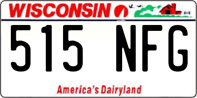 WI license plate 515NFG