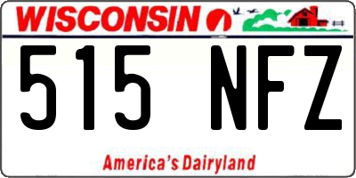WI license plate 515NFZ