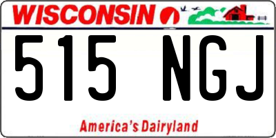 WI license plate 515NGJ