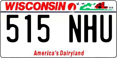 WI license plate 515NHU