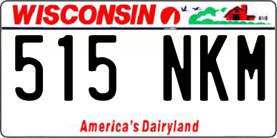 WI license plate 515NKM