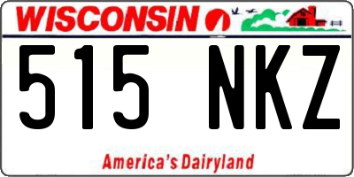 WI license plate 515NKZ