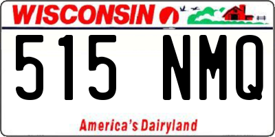WI license plate 515NMQ