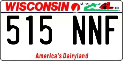 WI license plate 515NNF