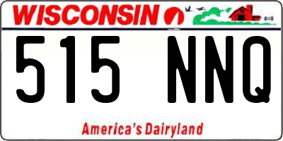 WI license plate 515NNQ