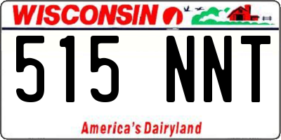 WI license plate 515NNT