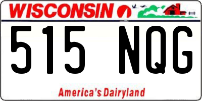 WI license plate 515NQG
