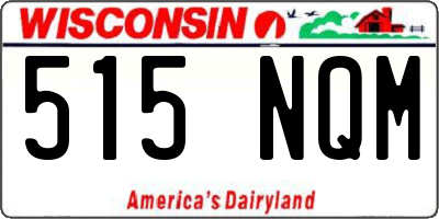 WI license plate 515NQM