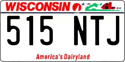 WI license plate 515NTJ