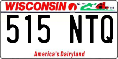 WI license plate 515NTQ