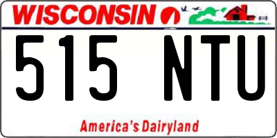 WI license plate 515NTU