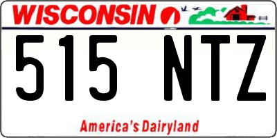 WI license plate 515NTZ