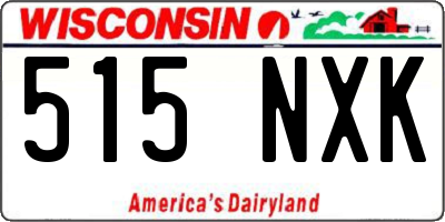 WI license plate 515NXK
