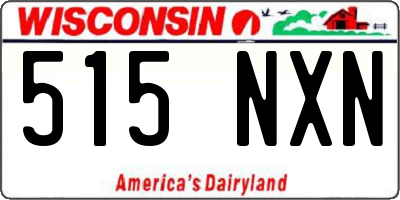 WI license plate 515NXN