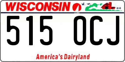 WI license plate 515OCJ