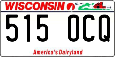 WI license plate 515OCQ