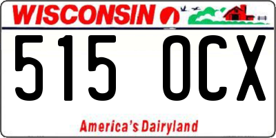 WI license plate 515OCX
